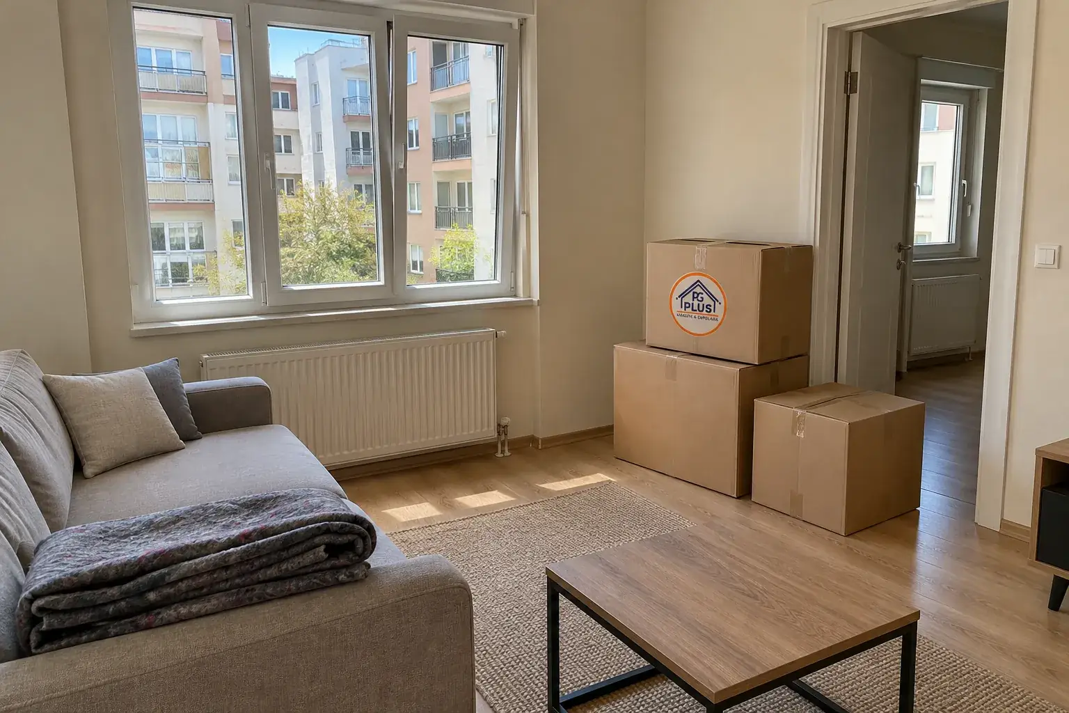 Taşınma hazırlığı yapılan apartman dairesi; temsili görsel